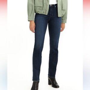 Levi's 314 Shaping Straight Dark Blue Women's Jeans 29Wx32L